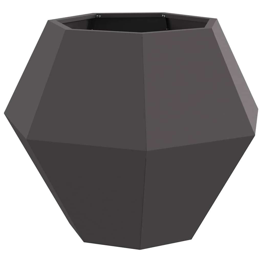 Plantekassed Svart 75 x 75 x 60 cm Stål