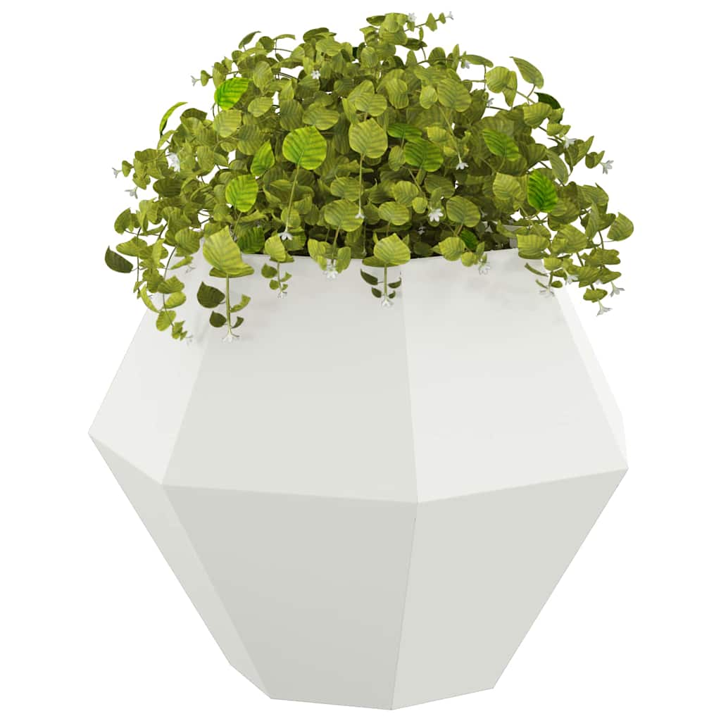 Plantekassed Hvit 75 x 75 x 60 cm Stål