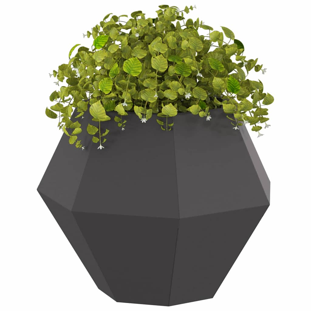 Plantekassed Svart 50 x 50 x 40 cm Stål