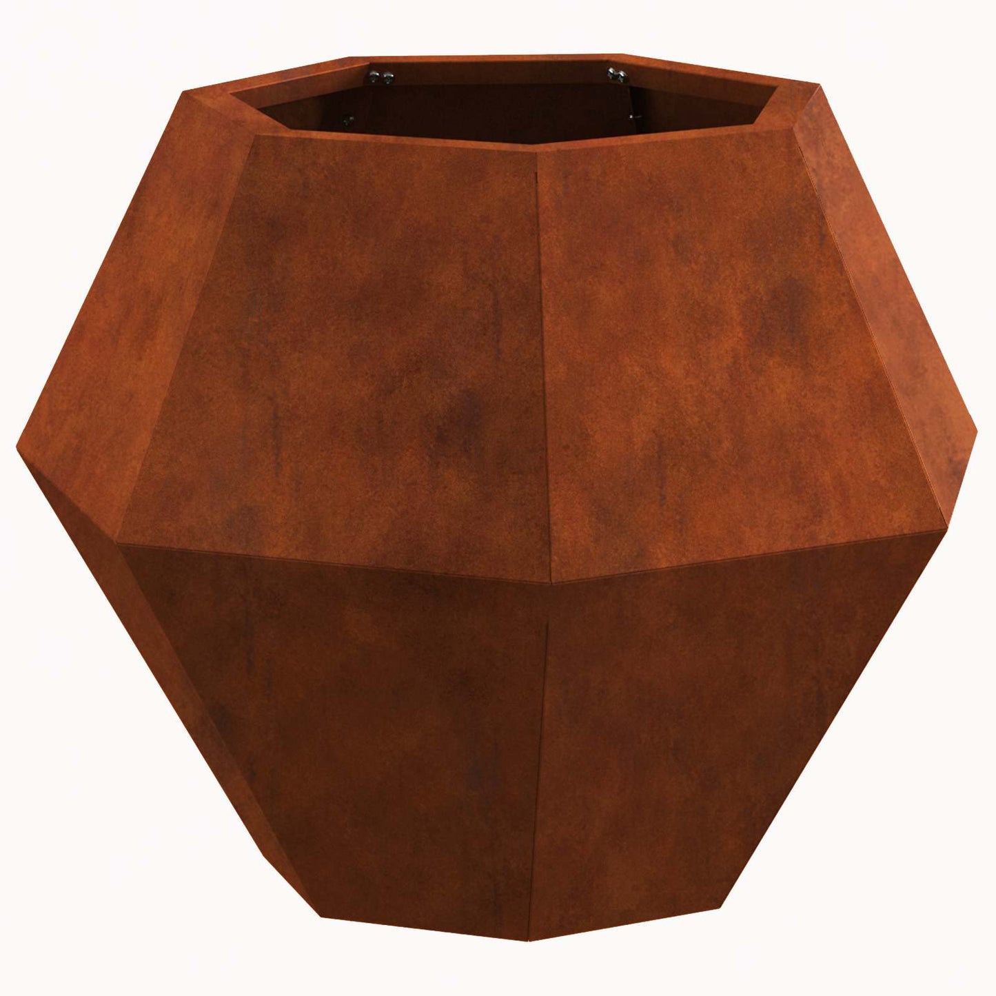 Plantekassed 2 pcs Rusten 50 x 50 x 40 cm Cortenstål