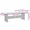 Hage Spisegruppe 11 pcs Svart Poly rattan