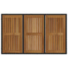 Hage Spisegruppe 5 pcs Svart 150 x 90 x 75 cm polyrotting