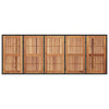 Hage Spisegruppe 11 pcs Svart 240 x 90 x 75 cm polyrotting