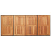 Hage Spisegruppe 7 pcs Svart 190 x 80 x 75 cm polyrotting
