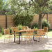 Hage Spisegruppe 7 pcs Beige Solid akasietre