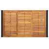 Hage Spisegruppe 5 pcs Svart, Tre 140 x 80 x 75 cm polyrotting
