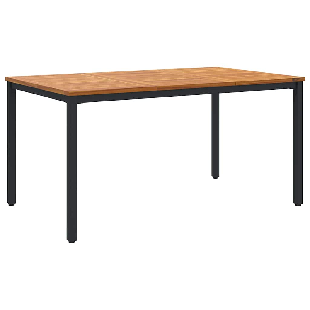 Hage Spisegruppe 5 pcs Svart 150 x 90 x 75 cm polyrotting