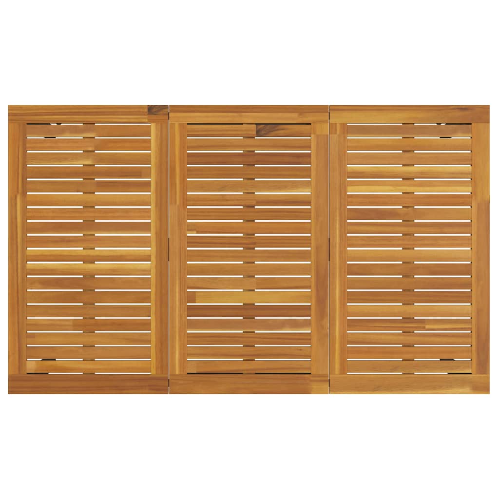 Hage Spisegruppe 5 pcs Svart 150 x 90 x 75 cm polyrotting
