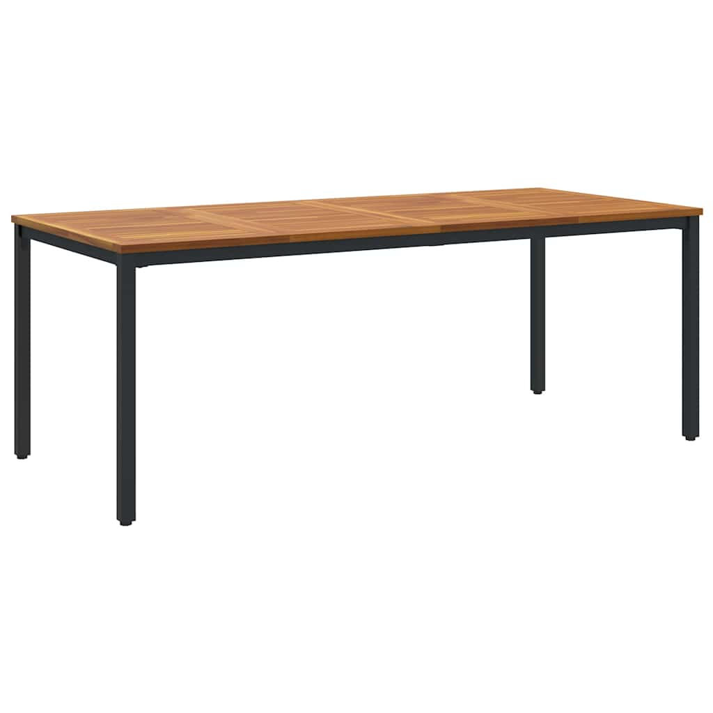 Hage Spisegruppe 7 pcs Svart 200 x 100 x 75 cm polyrotting