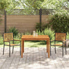 Hage Spisegruppe 3 pcs Svart Poly rattan