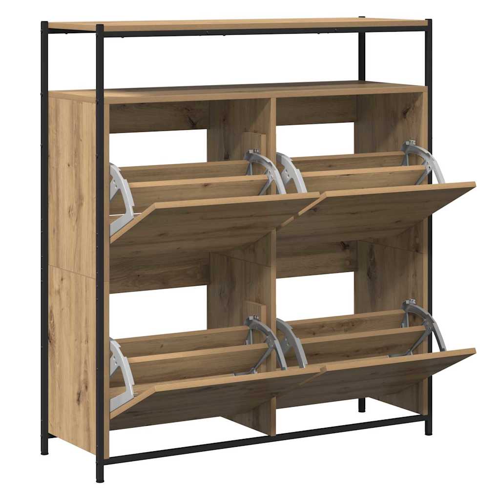 Sko Skap 100 x 34 x 112 cm Konstruert tre Artisan Eik