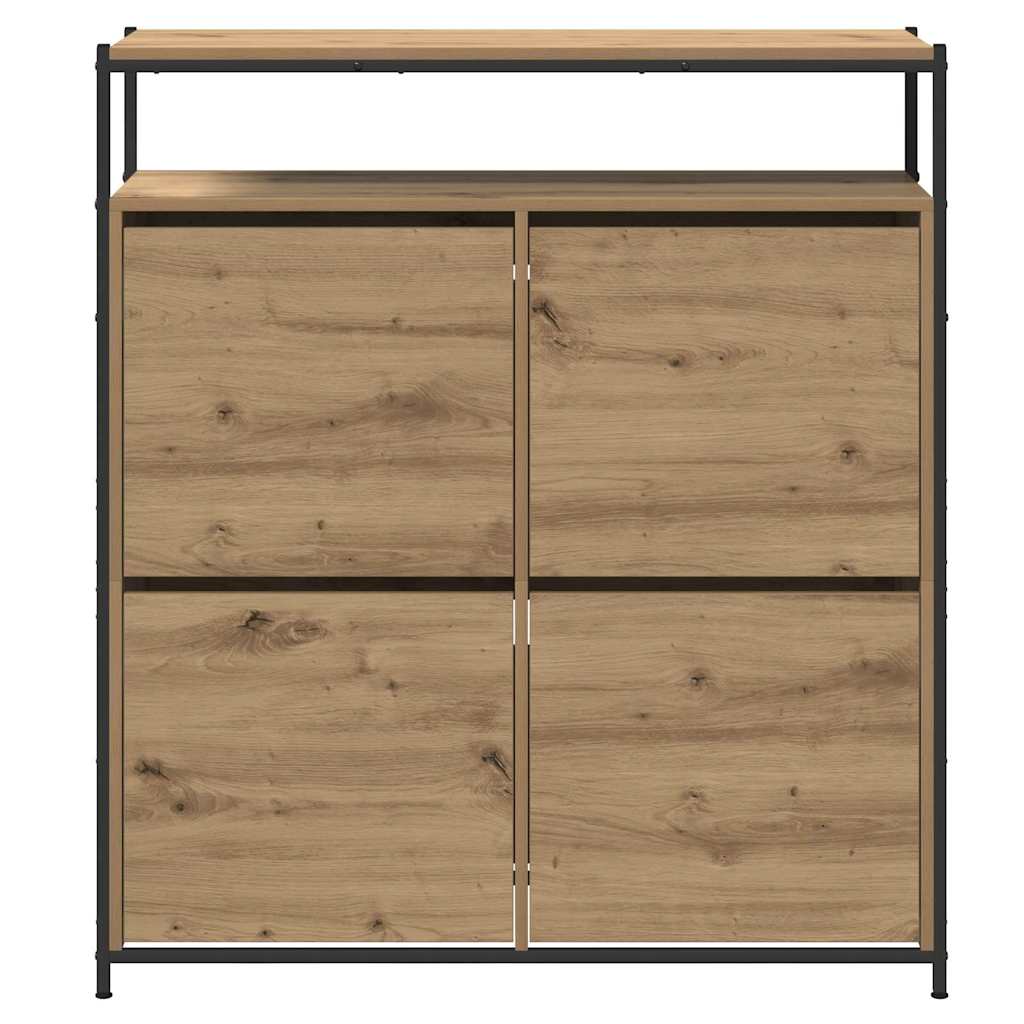 Sko Skap 100 x 34 x 112 cm Konstruert tre Artisan Eik