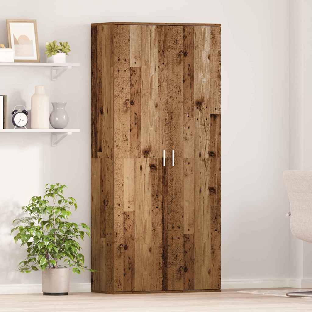 Highboard Gamle tre 80 x 35 x 180 cm Konstruert tre