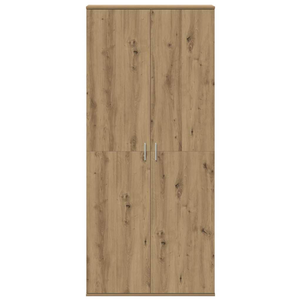 Highboard 80 x 35 x 180 cm Konstruert tre artisan eik