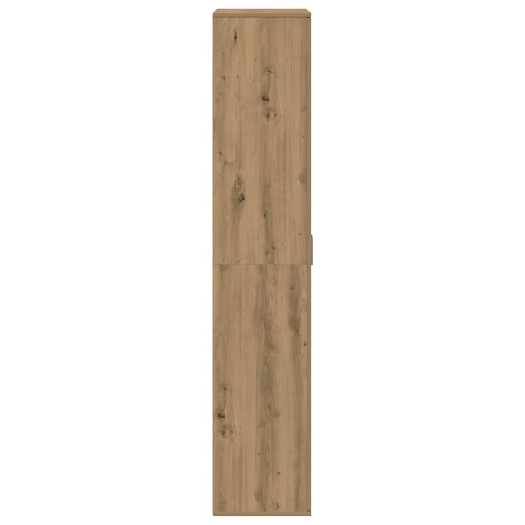 Highboard 80 x 35 x 180 cm Konstruert tre artisan eik