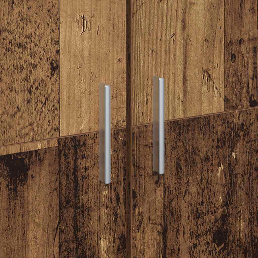 Høyskap Gammelt tre 70 x 33.5 x 180 cm Konstruert tre
