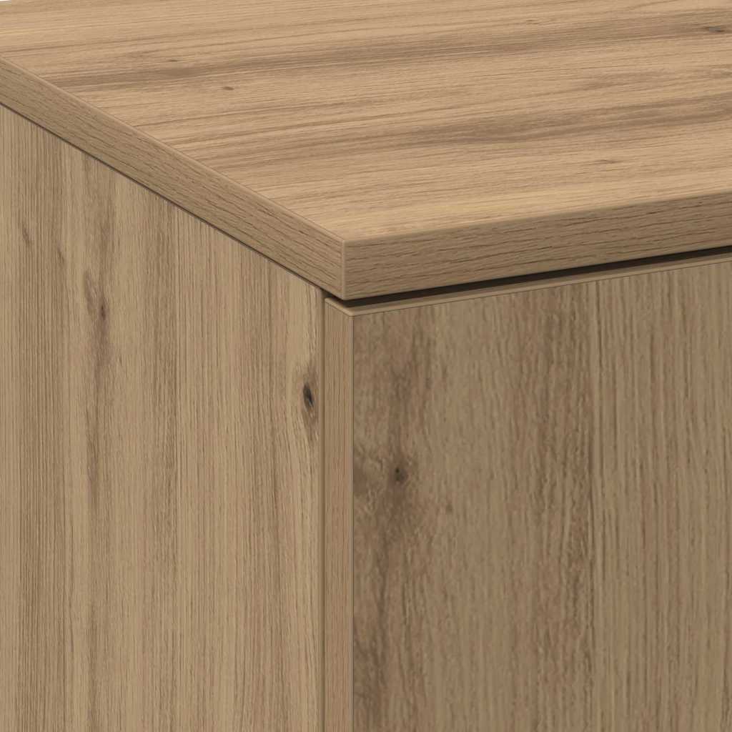 Høyskap 70 x 33.5 x 180 cm Konstruert tre Artisan Eik