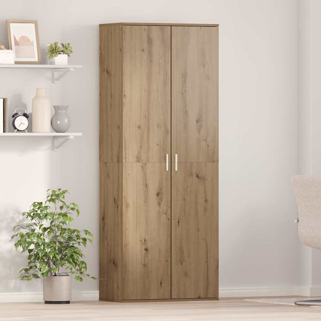 Høyskap 70 x 33.5 x 180 cm Konstruert tre Artisan Eik