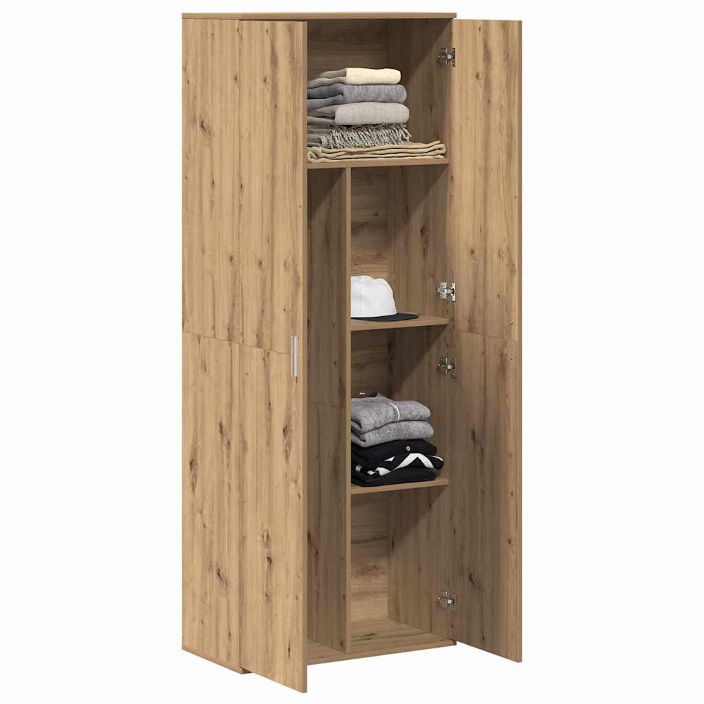 Høyskap 70 x 33.5 x 180 cm Konstruert tre Artisan Eik