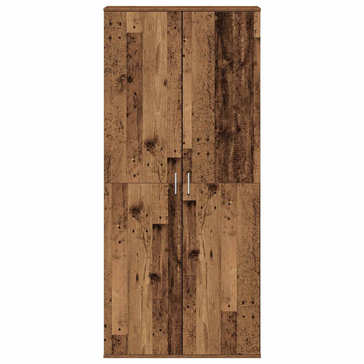 Highboard med hylle Gamle tre 80 x 39 x 178 cm Konstruert tre