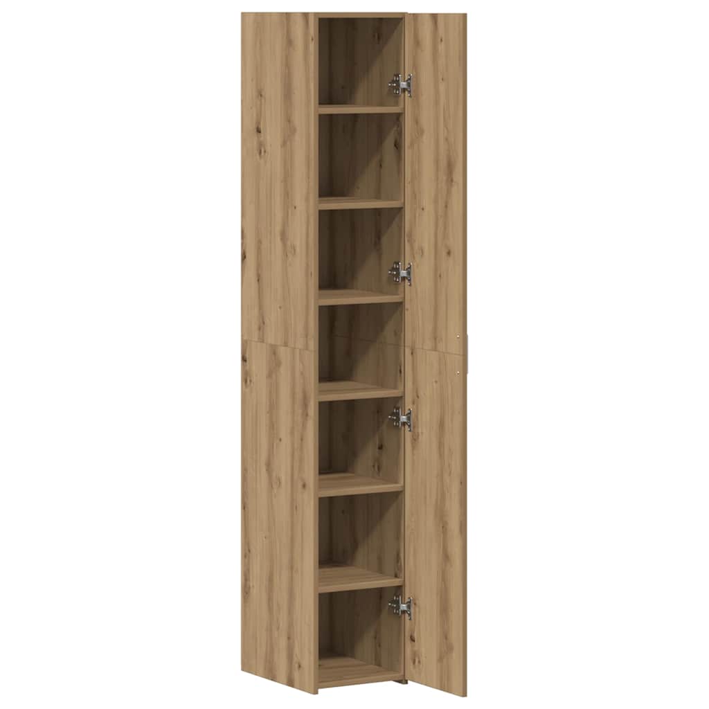 Høyskap 2 pcs Artisan Eik 30 x 42,5 x 185 cm vidaXL