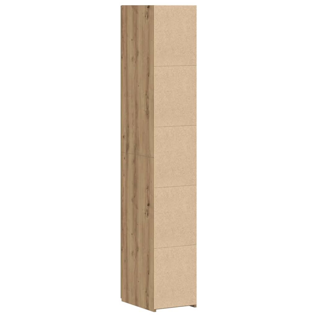 Høyskap 2 pcs Artisan Eik 30 x 42,5 x 185 cm vidaXL