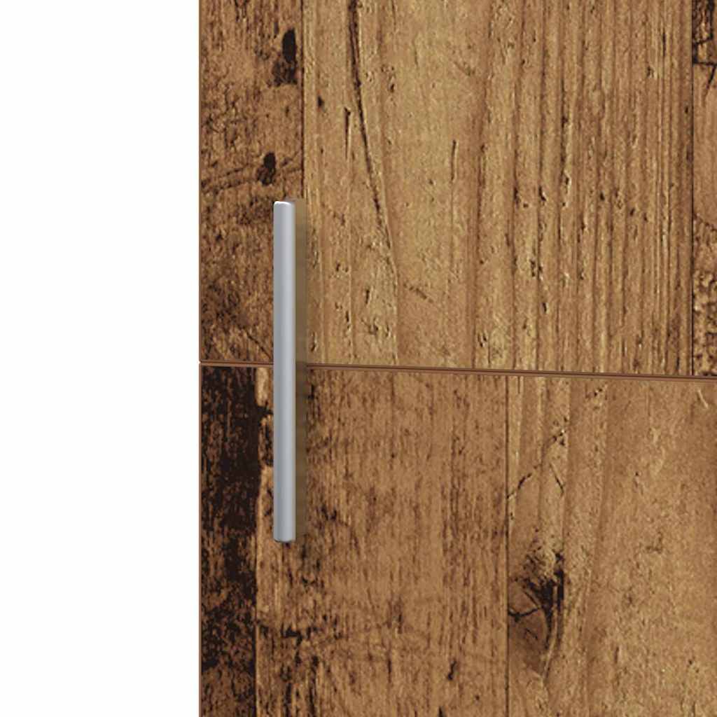 Høyskap 2 pcs Gammelt tre 50 x 42,5 x 185 cm
