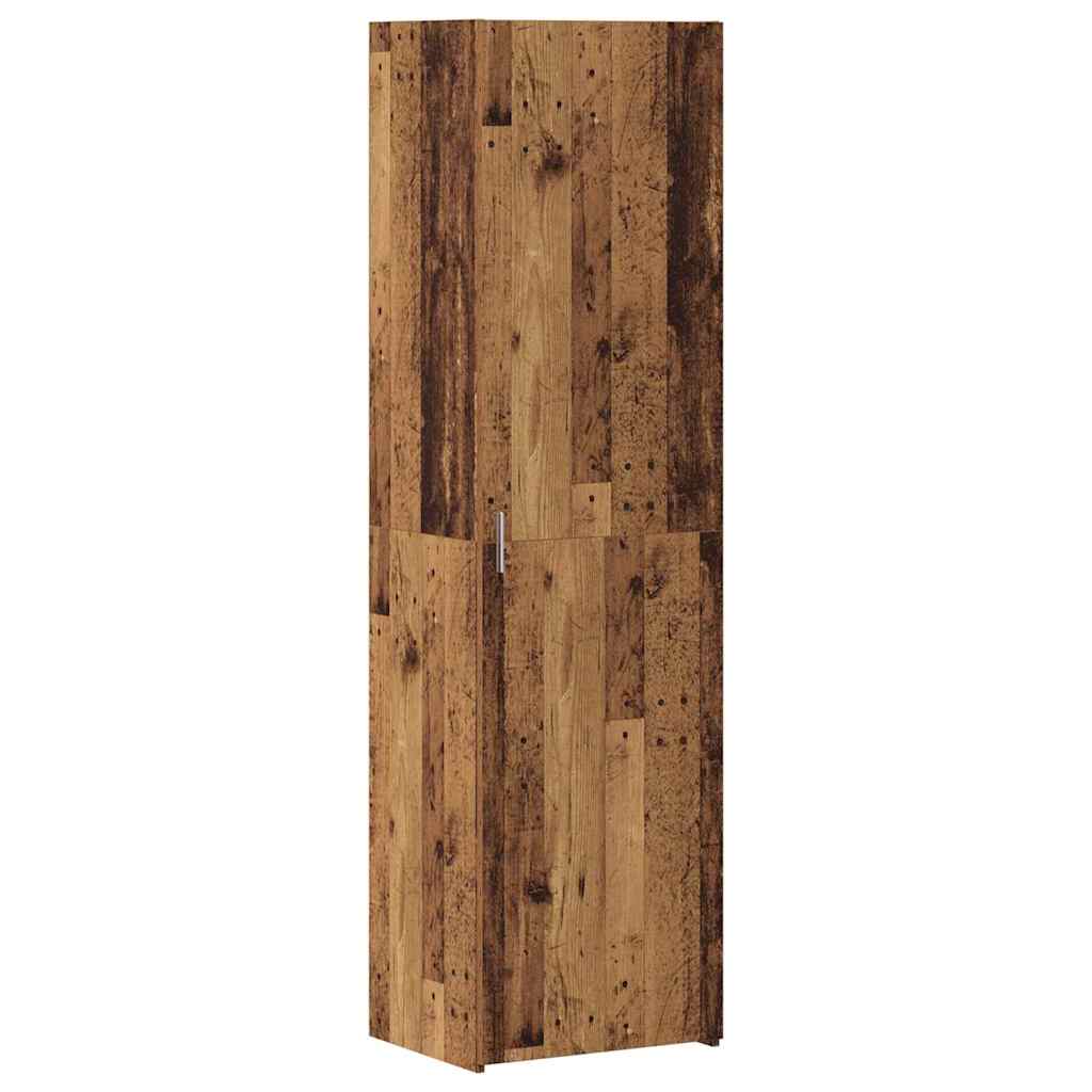 Høyskap 2 pcs Gammelt tre 50 x 42,5 x 185 cm