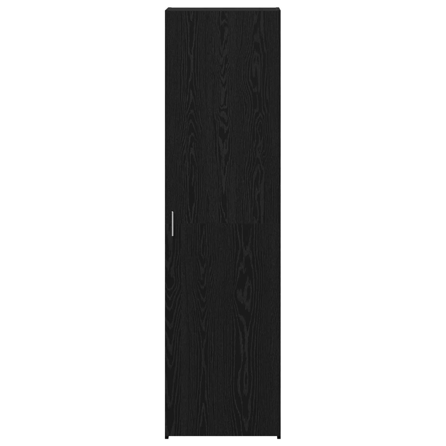 Høyskap 2 pcs Svart Eik 50 x 42,5 x 185 cm