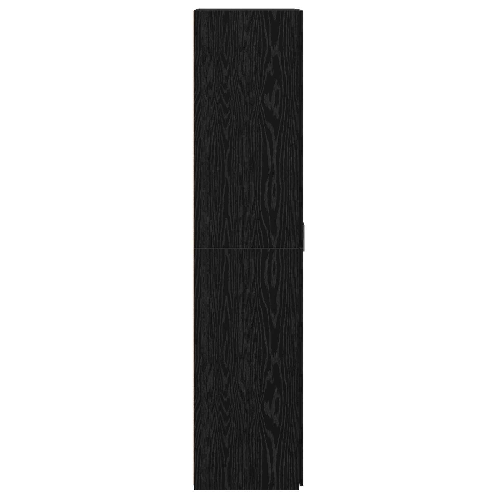 Høyskap 2 pcs Svart Eik 70 x 42,5 x 185 cm vidaXL