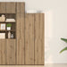 Høyskap artisan eik 70 x 42.5 x 185 cm Konstruert tre vidaXL