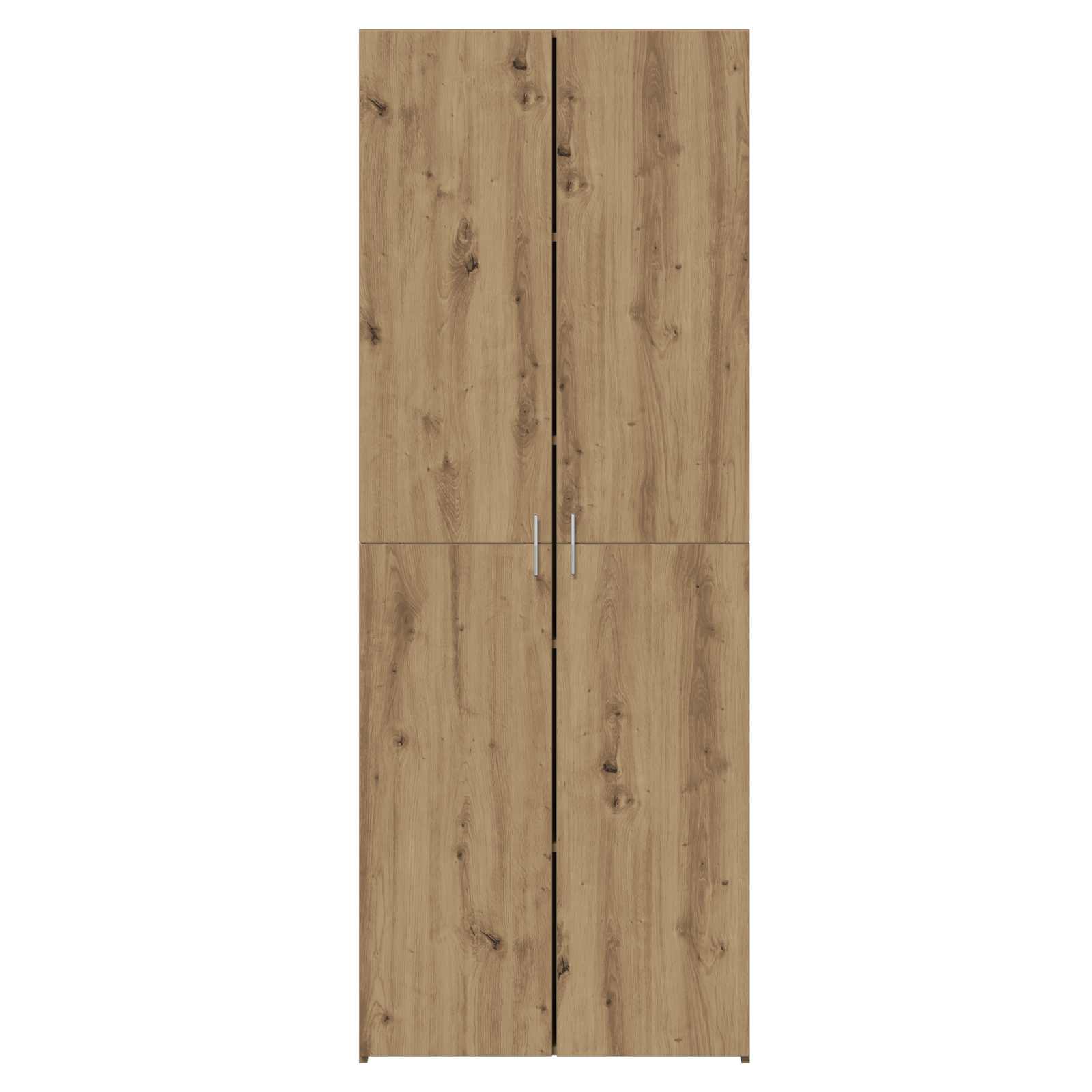 Høyskap artisan eik 70 x 42.5 x 185 cm Konstruert tre vidaXL