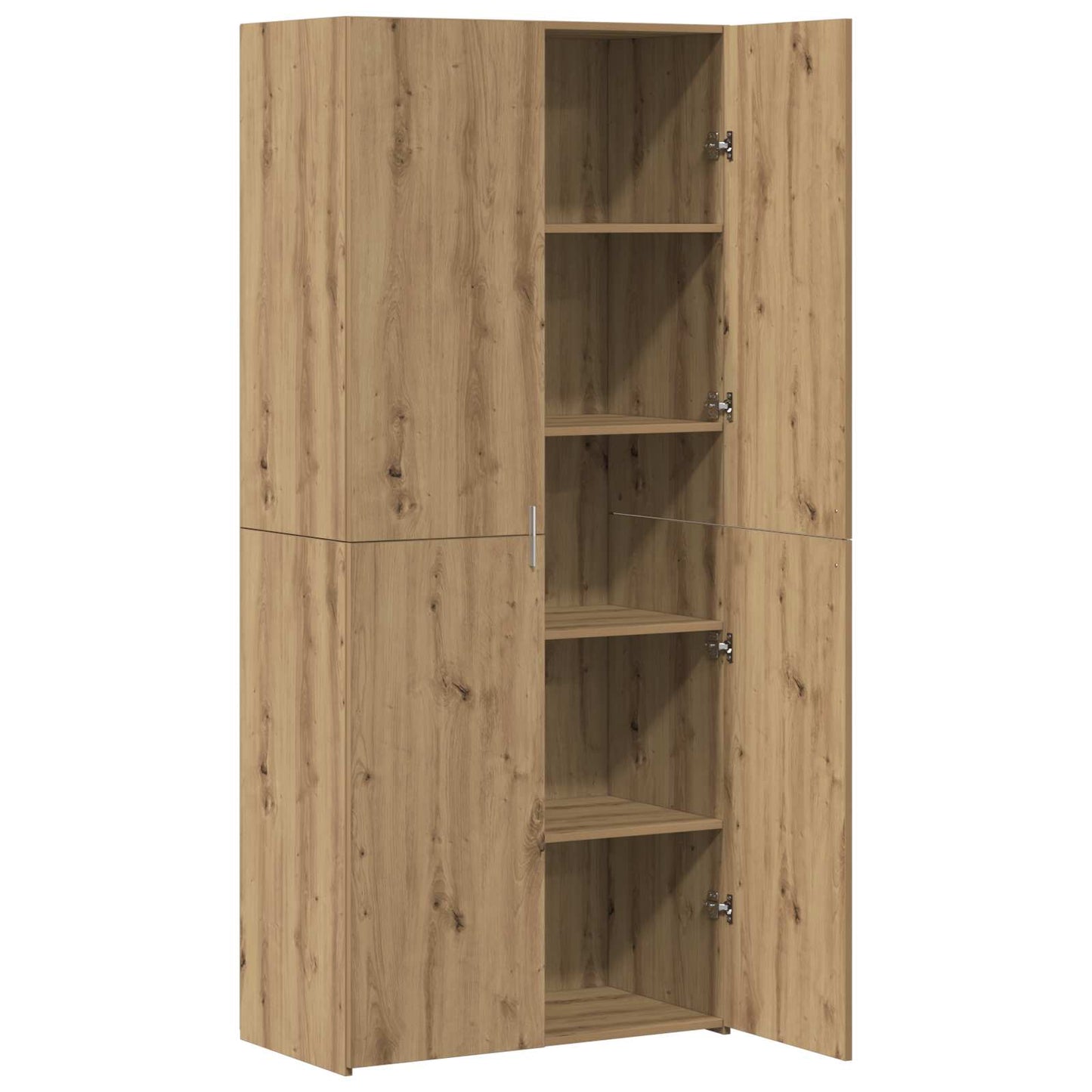 Høyskap 2 pcs Artisan Eik 80 x 42 x 185 cm vidaXL