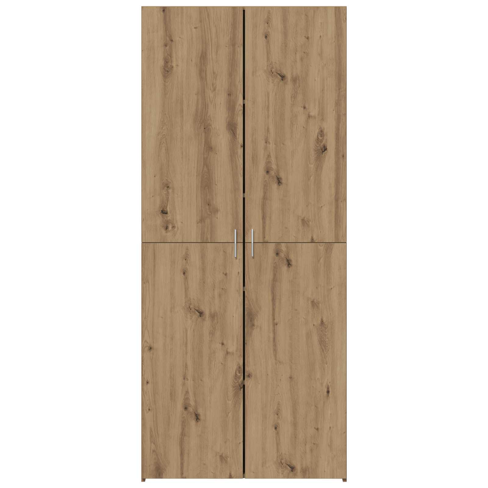 Høyskap 2 pcs Artisan Eik 80 x 42 x 185 cm vidaXL