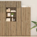 Oppbevaringsskap 3 pcs Artisan Eik 30 x 42,5 x 225 cm vidaXL
