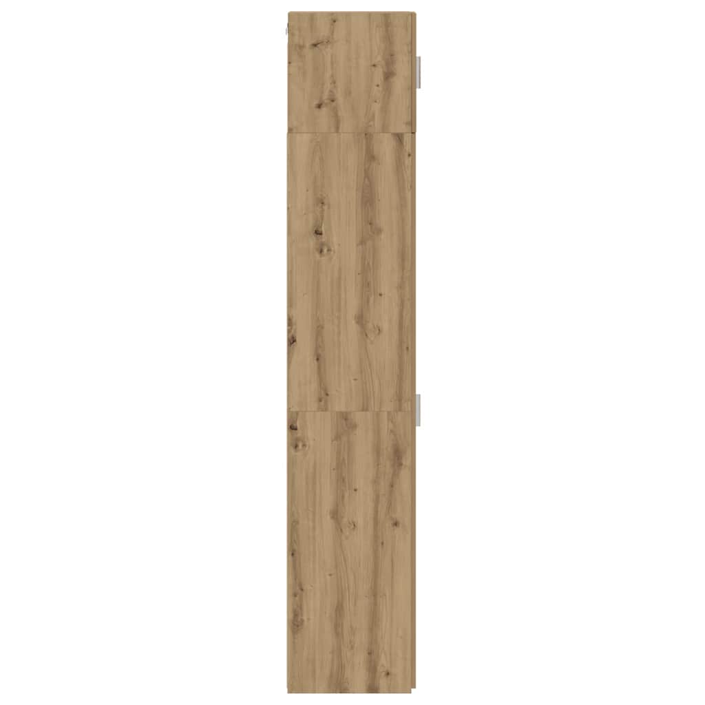 Oppbevaringsskap 3 pcs Artisan Eik 30 x 42,5 x 225 cm vidaXL