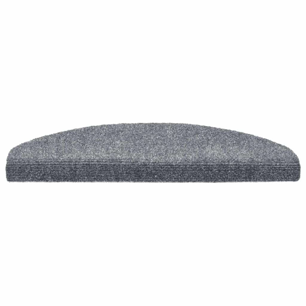 Trappematter selvklebende 20 stk 65x21x4 cm lysegrå halvrund store