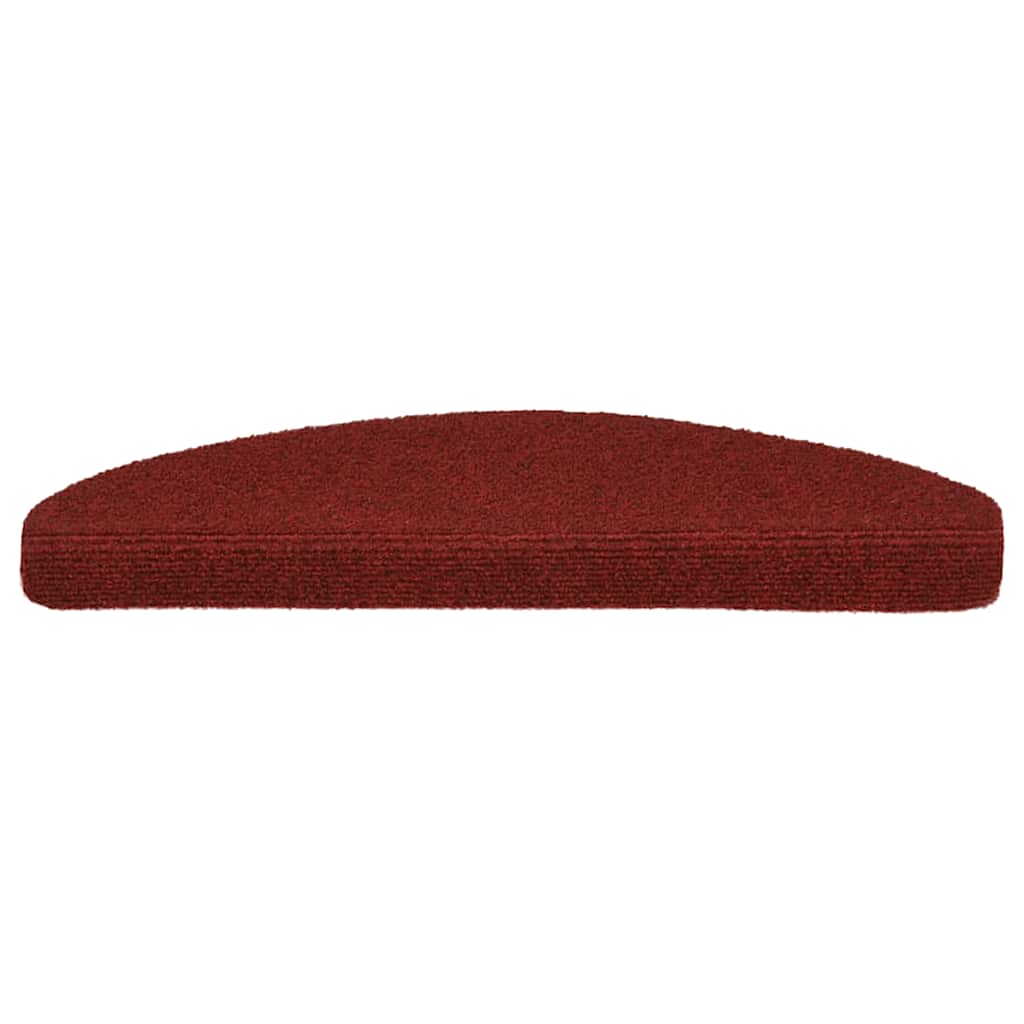 Trappematter selvklebende 20 stk 65x21x4 cm bordeauxrød halvrund store