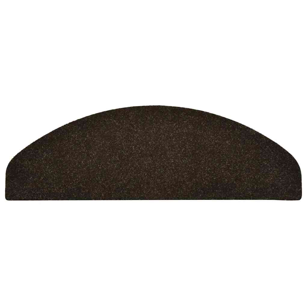 Trappematter selvklebende 20 stk 65x21x4 cm mørkebrune halvrund store