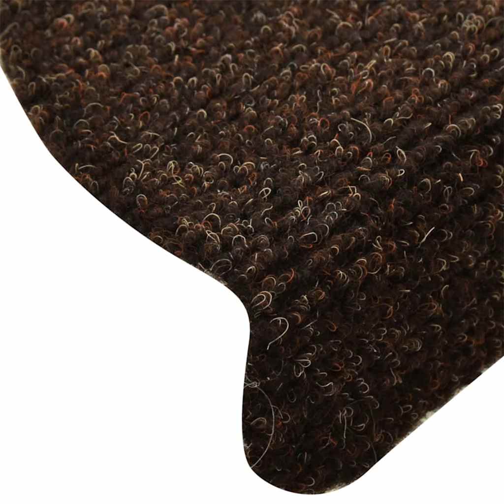 Trappematter selvklebende 20 stk 65x21x4 cm brune halvrund store