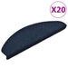 Trappematter selvklebende 20 stk 65x21x4 cm marineblå halvrund store
