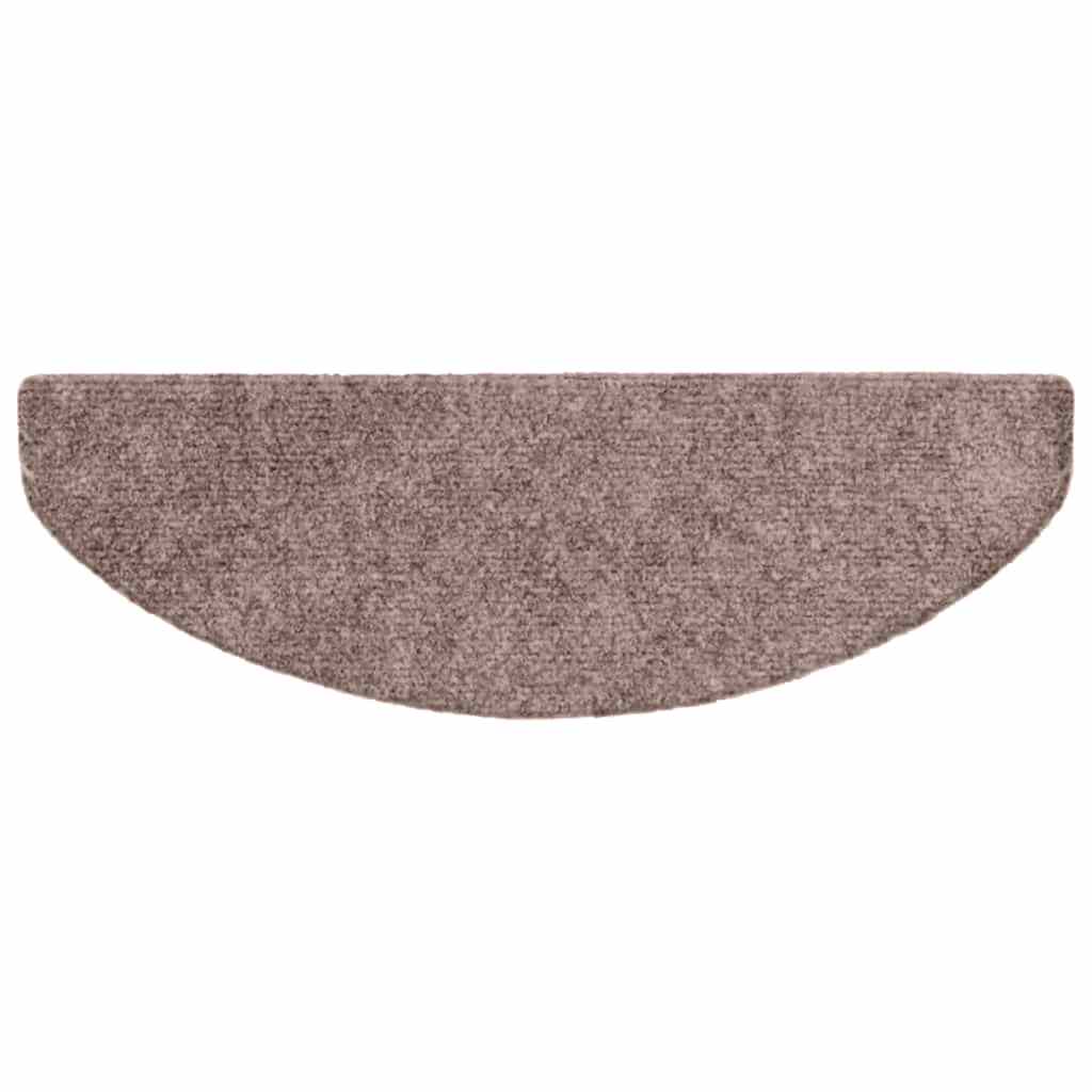 Trappematter selvklebende 30 stk 65x21x4 cm lysebrun halvrund store