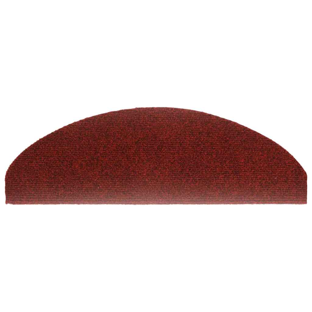 Trappematter selvklebende 30 stk 65x21x4 cm bordeauxrød halvrund store