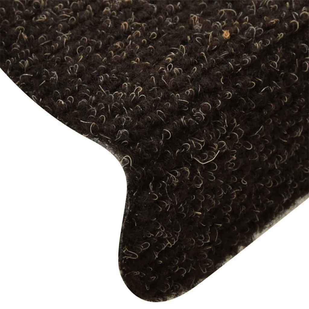 Trappematter selvklebende 30 stk 65x21x4 cm mørkebrune halvrund store