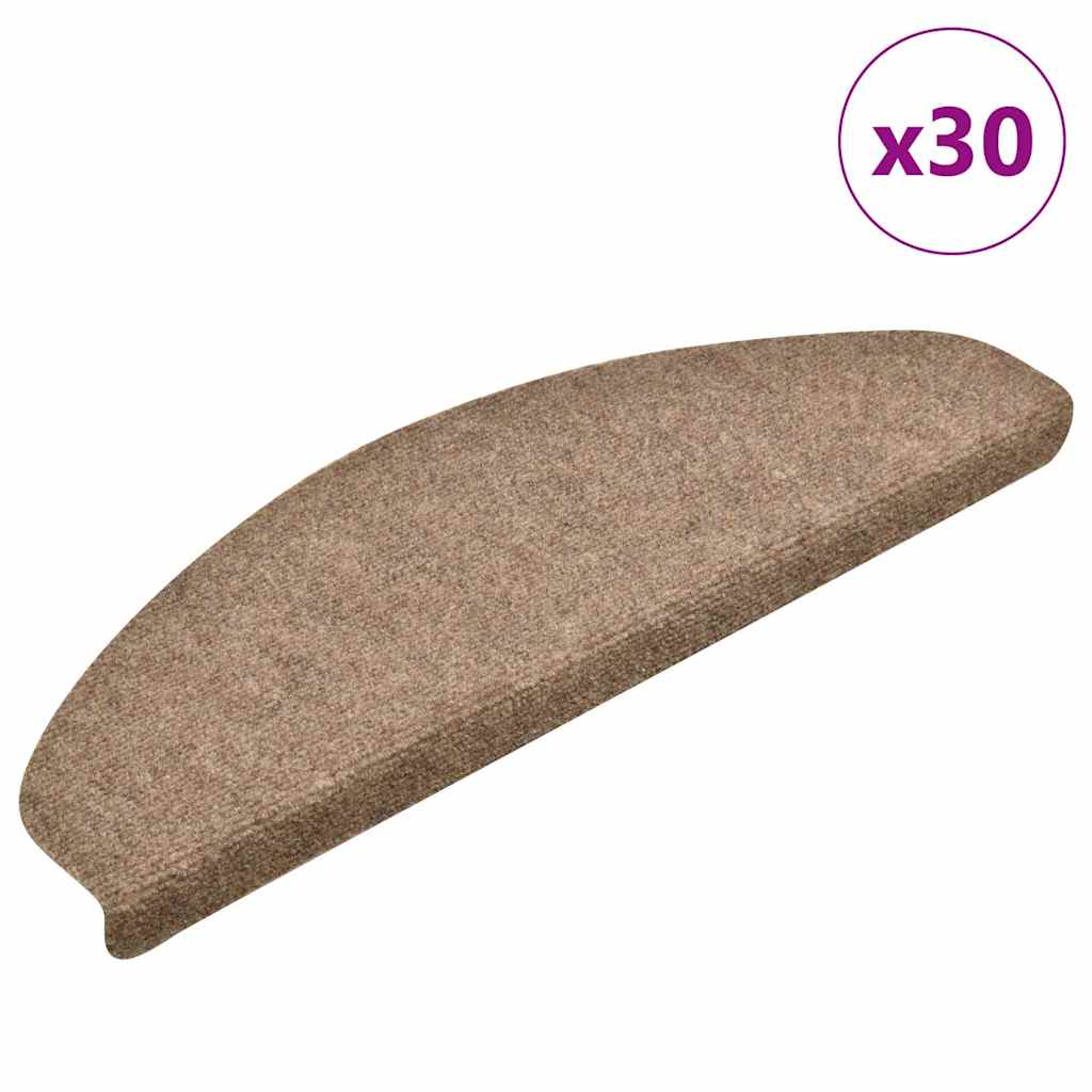Trappematter selvklebende 30 stk 65x21x4 cm beige halvrund store