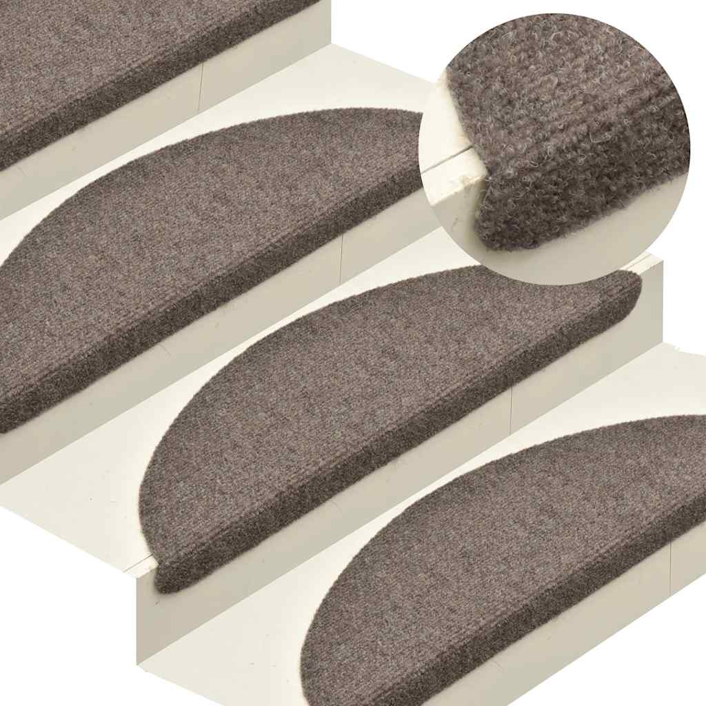 Trappematter selvklebende 30 stk 65x21x4 cm beige halvrund store