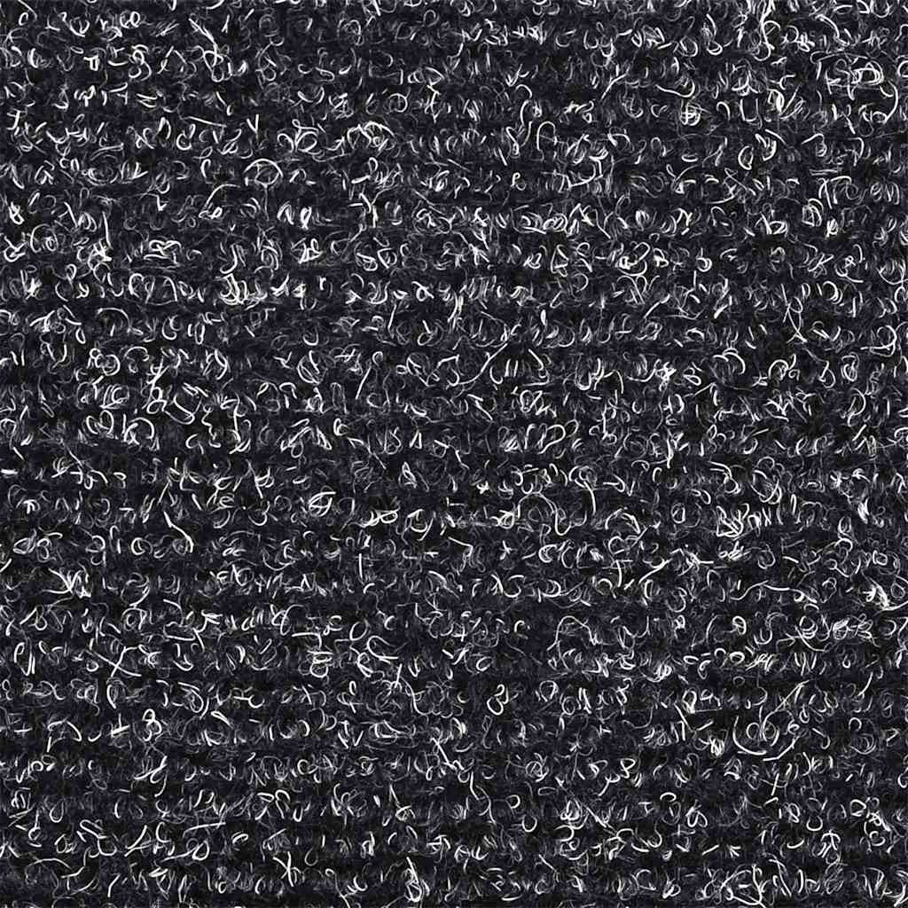 Trappematter selvklebende 20 stk 56x17x3 cm mørkegrå halvrund