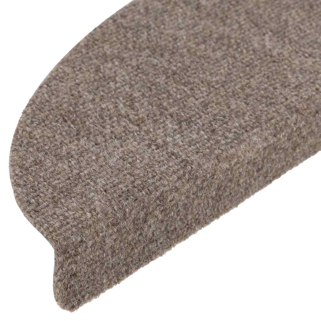 Trappematter selvklebende 20 stk 56x17x3 cm beige halvrund