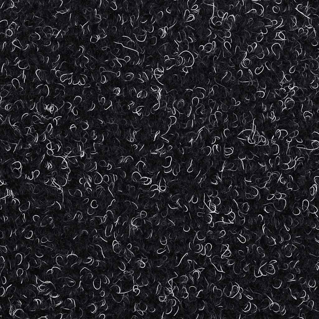 Trappematter selvklebende 30 stk 56x17x3 cm svarte halvrund