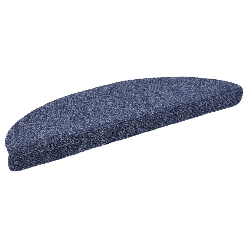 Trappematter selvklebende 30 stk 56x17x3 cm blå halvrund